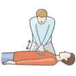 Illustration, Cardiopulmonary resuscitation