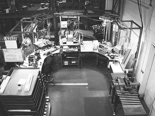 Photo d'une cellule de travail performantes en « U »