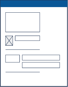 Maquette du gabarit Contenu administratif - Organigramme