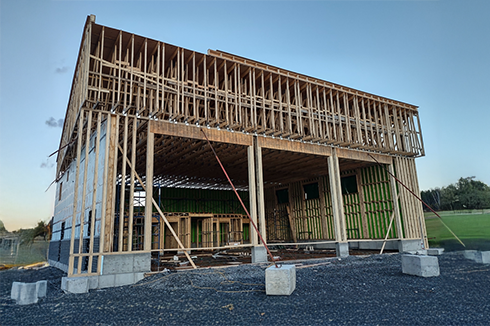 Structure principale en bois