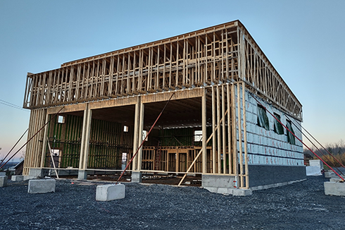 Structure principale en bois