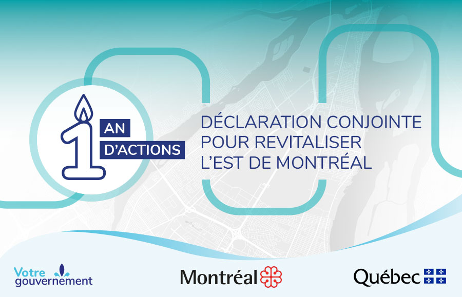 Une année d’actions pour revitaliser l’Est de Montréal 