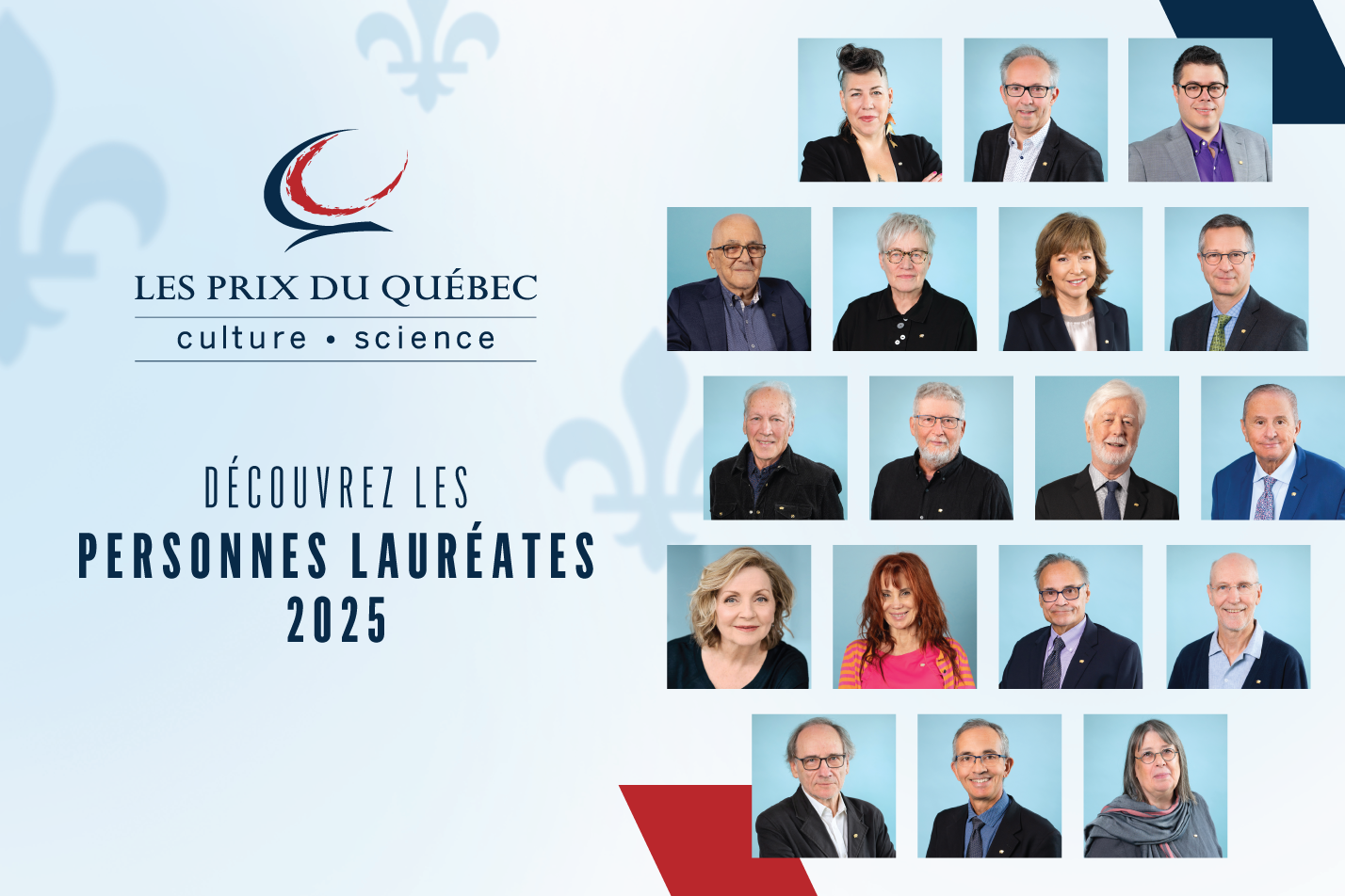 Les personnes lauréates 2025