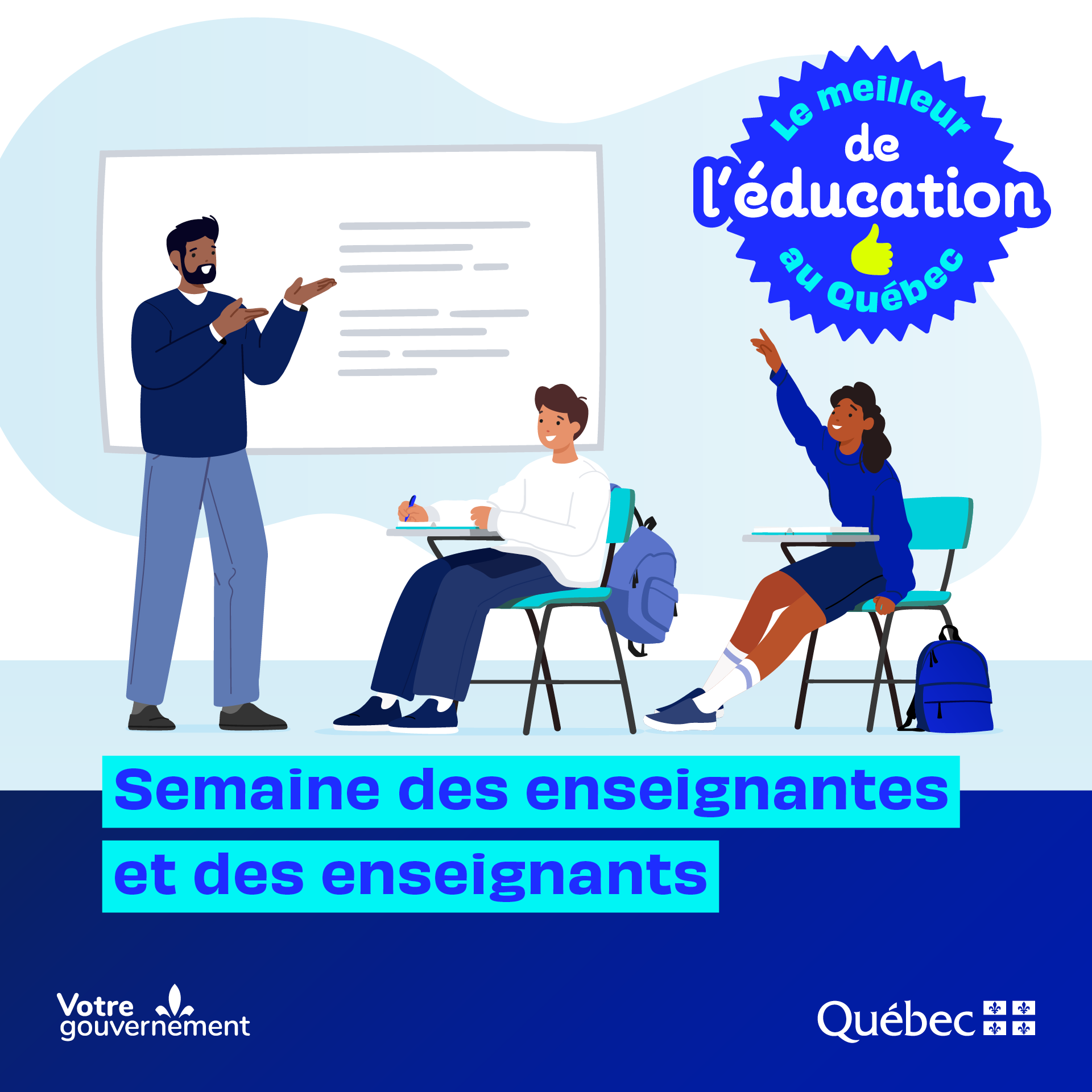 Semaine des enseignantes et des enseignants | Gouvernement du Québec