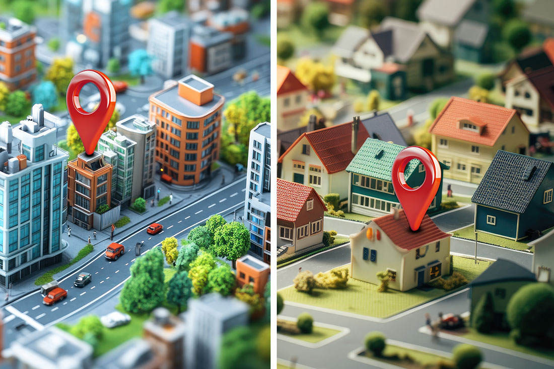 Maquette d’une carte