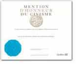 Mention d’honneur du civisme