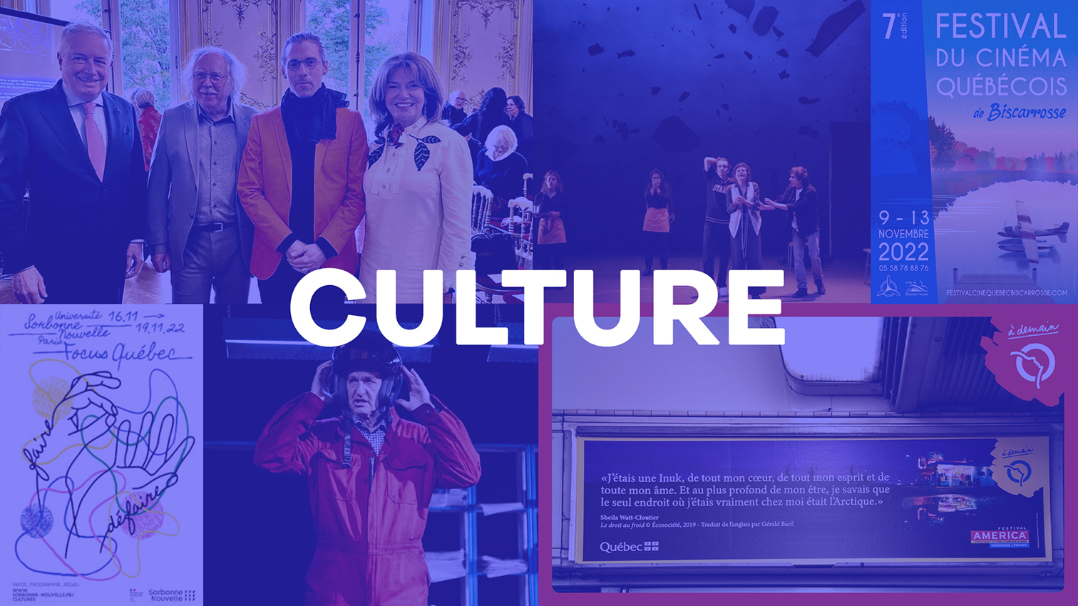 Les actualités culturelles du Québec en France Gouvernement du Québec