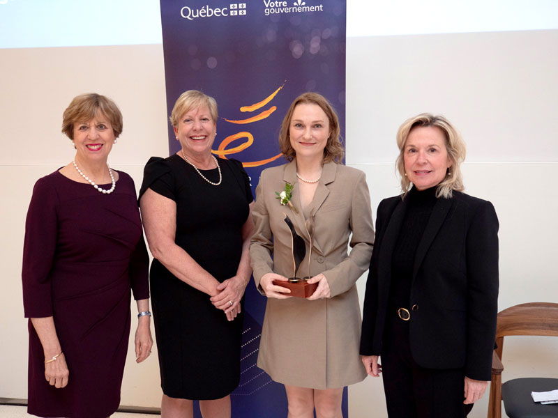 Lise Casgrain, Michèle Nadeau, Larissa Matveeva, Martine Biron