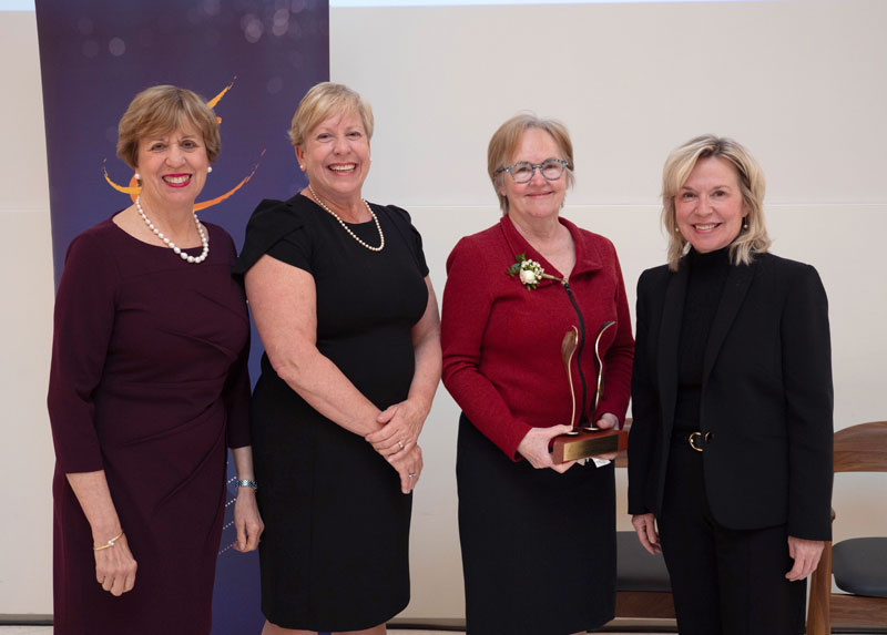 Lise Casgrain, Michèle Nadeau, Ruth Gagnon, Martine Biron