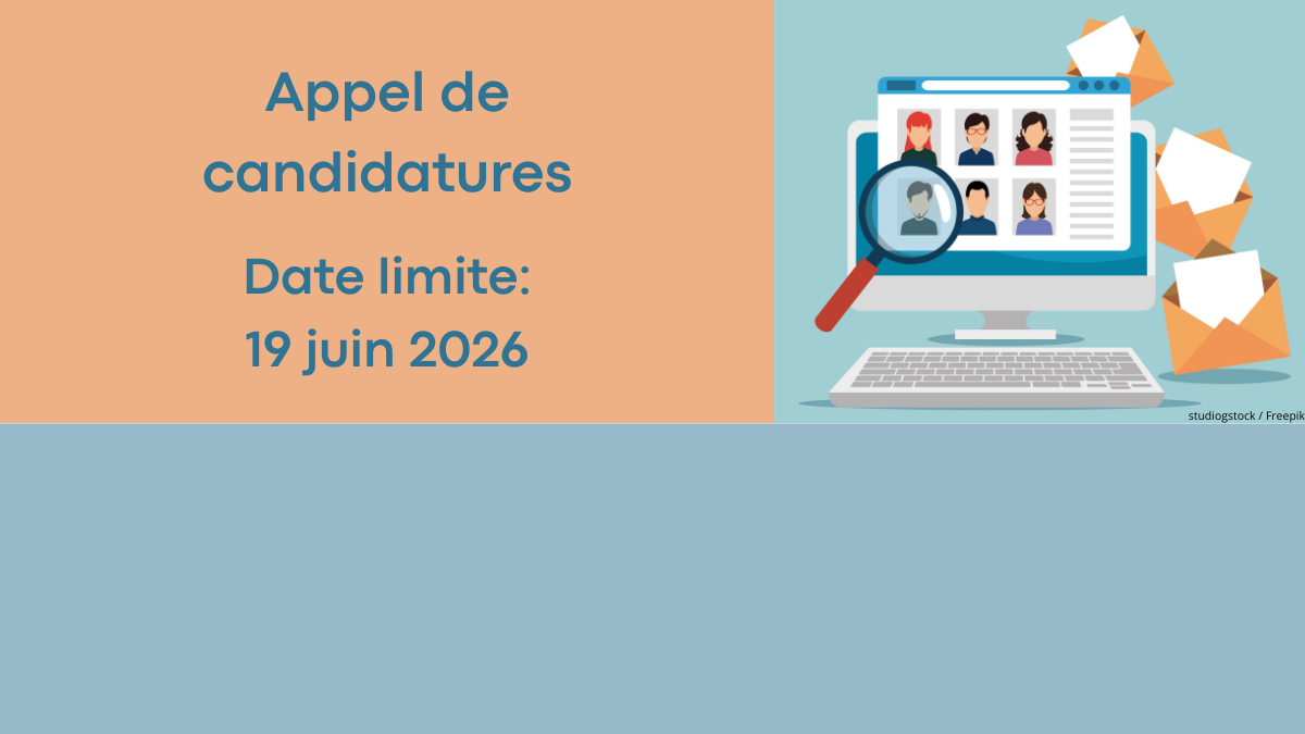 Visuel pour promouvoir l'appel de candidatures de l'INEE. La date limite du 19 juin est affichée.