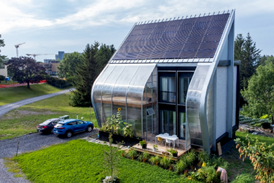 Vue extérieure du bâtiment 