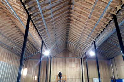 Vue intérieure de la distillerie