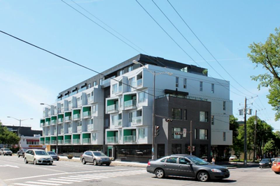 Vue extérieure du bâtiment Condos Kaméléon