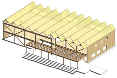 Maquette de la structure