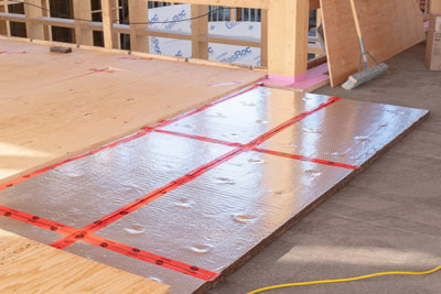 Vue des matériaux utilisés