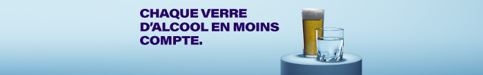 Chaque verre d'alcool en moins compte.