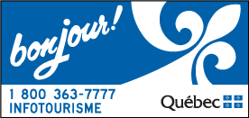 Panneau d'accueil Bonjour : entrée du Québec Panneau d'accueil Bonjour : entrée du Québec
